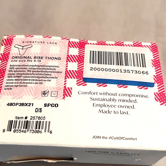 HANKY PANKY - 2 Tone - women original rise thong 3 Pack - Picture 3 of 3